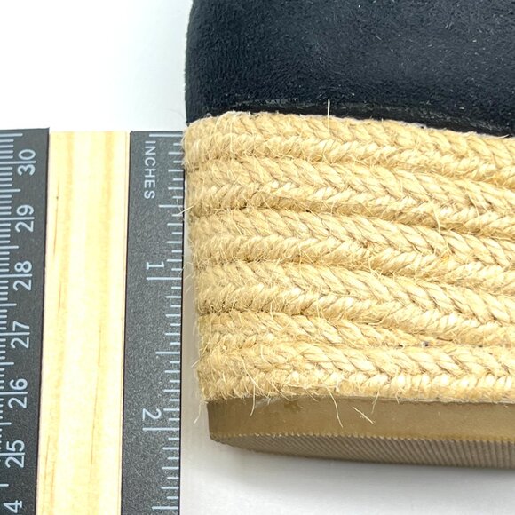 Lifestride Womens Size 9 Siesta Black Espadrilles Wedges Sandals Shoes‎ - Picture 12 of 14